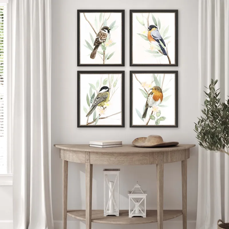 Tree Toppers S/4 Framed Art