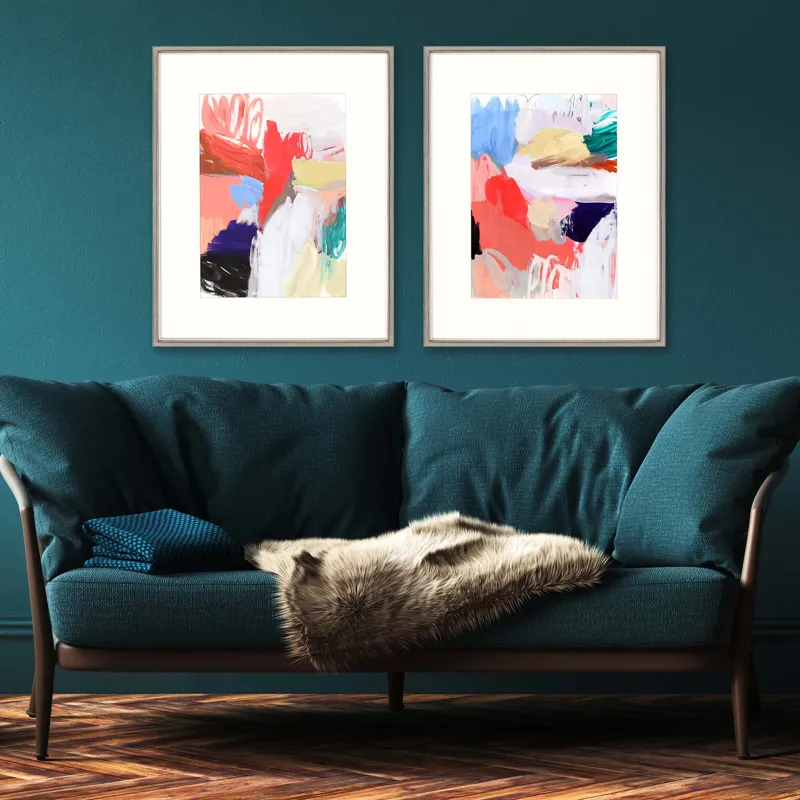 Bedazzled S/2 Framed Art