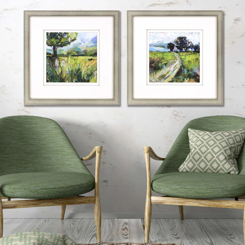 Wildflower Meadow S/2 Framed Art