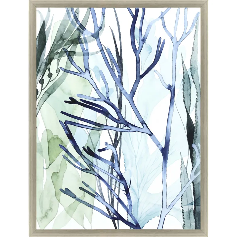 Sea Leaves II Framed Art
