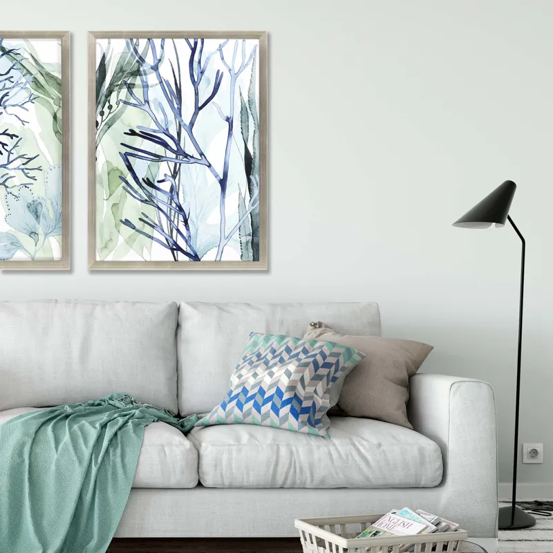 Sea Leaves II Framed Art