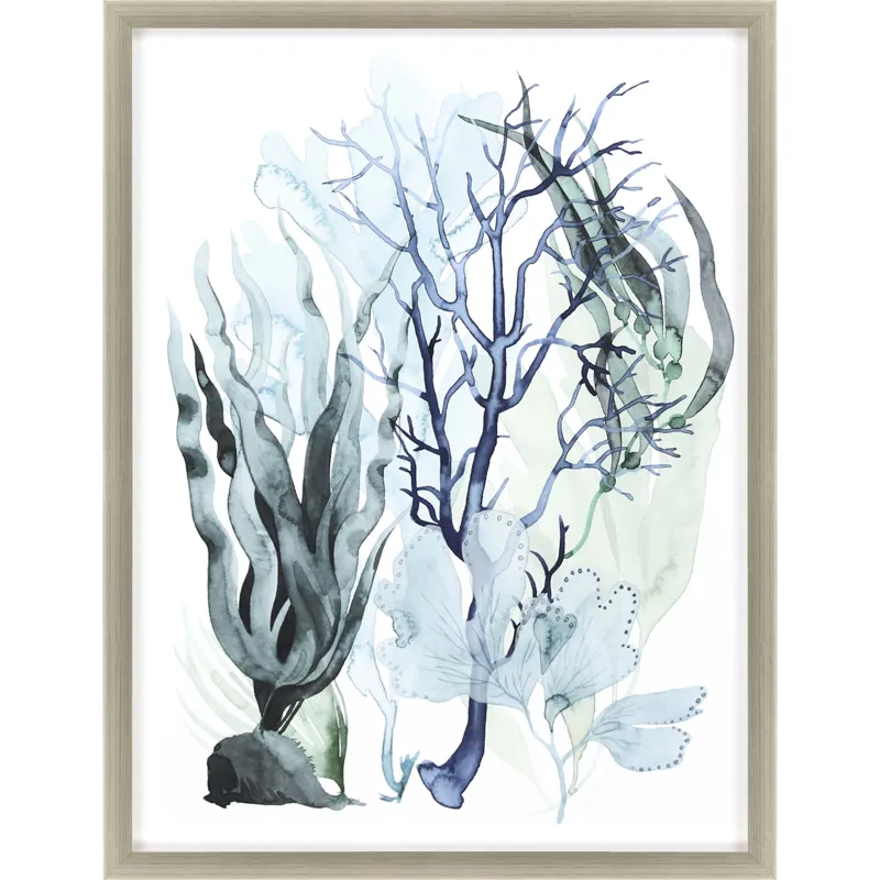 Sea Leaves IV Framed Art