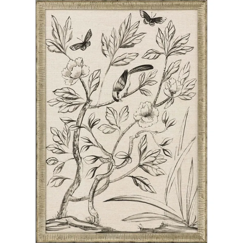 Shimmering Garden II Framed Art
