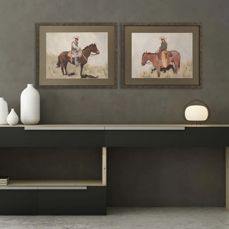 Ranch Hand S/2 Framed Art