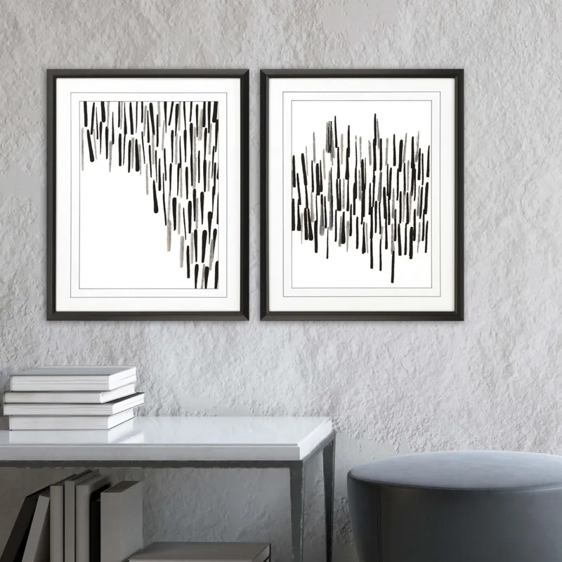 Tonal S/2 Framed Art
