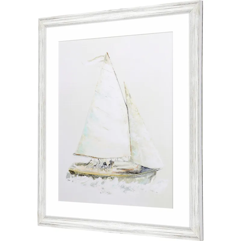 Quiet Sailboat I Framed Art