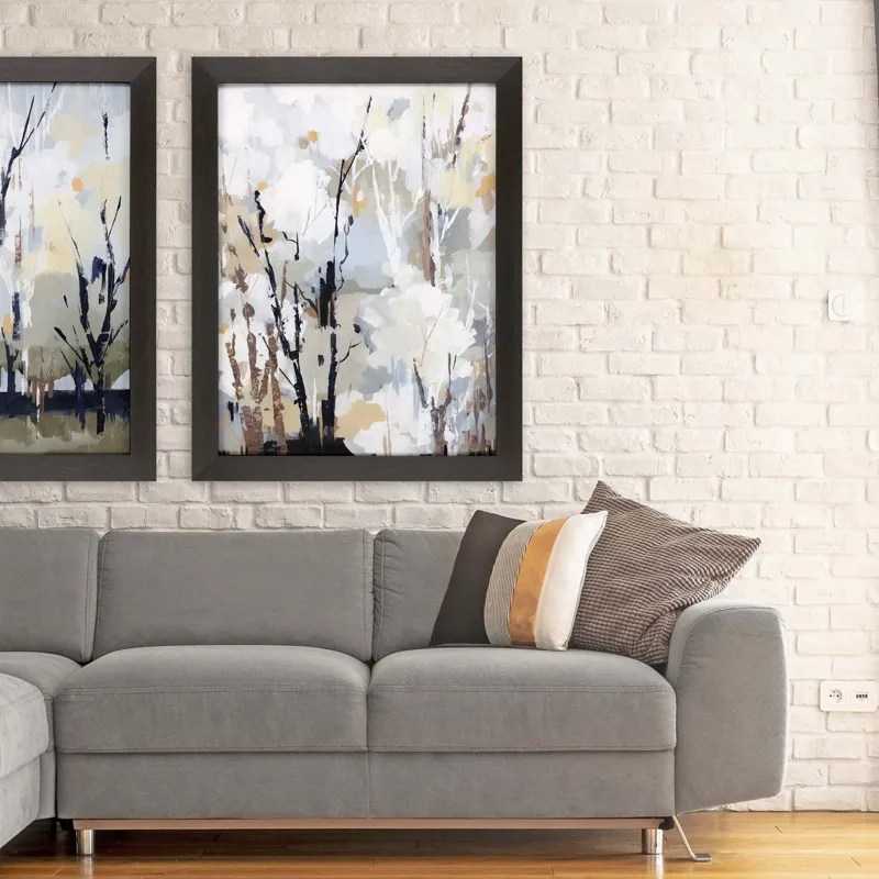 Silversong Birch II Framed Art