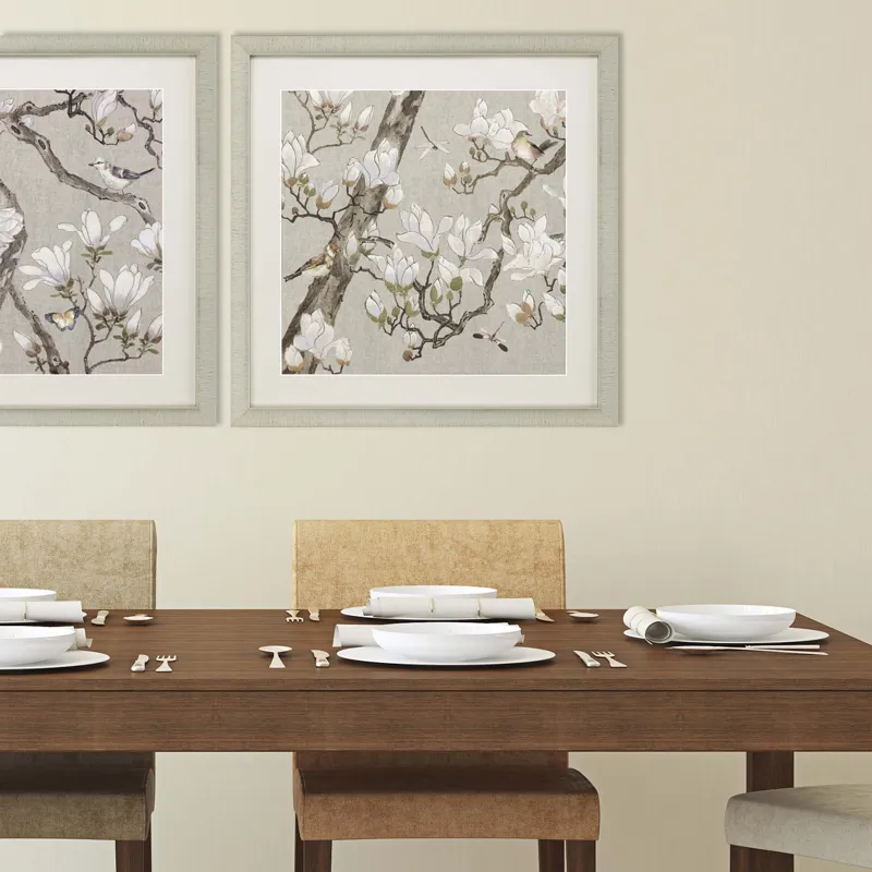 Magnolia Bloom Framed Art