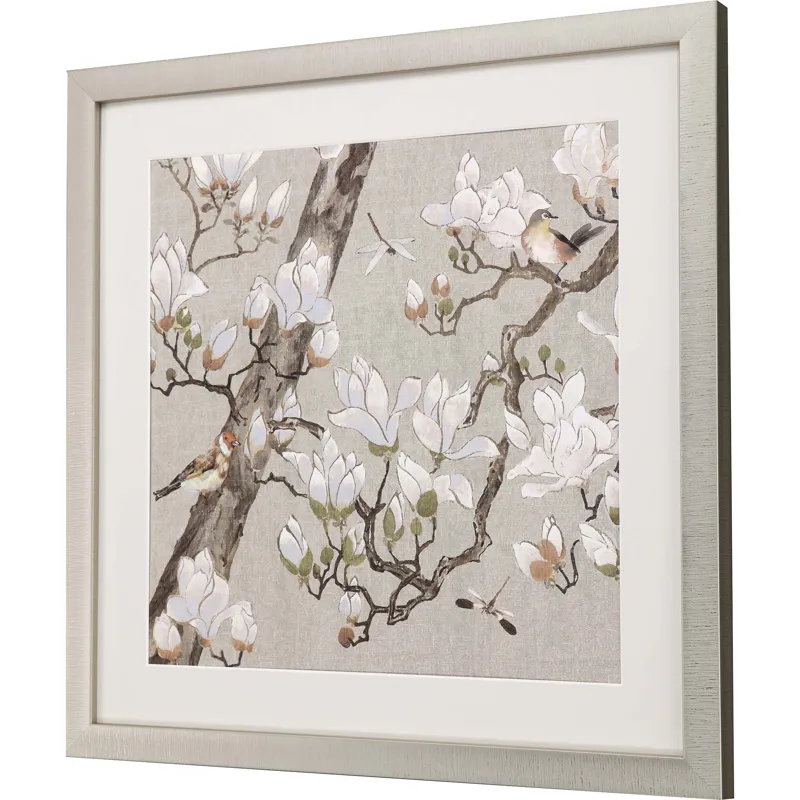 Magnolia Bloom Framed Art