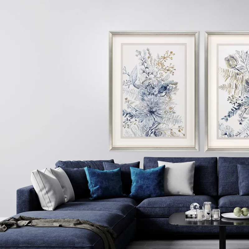 Royal Blue I Framed Art