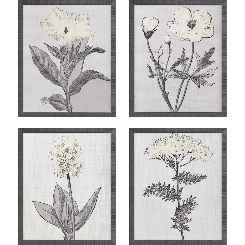 Pure Garden S/4 Framed Art