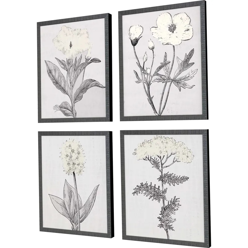Pure Garden S/4 Framed Art