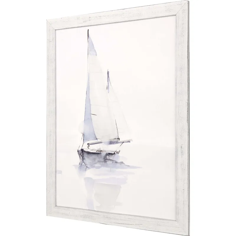 Misty Harbor II Framed Art