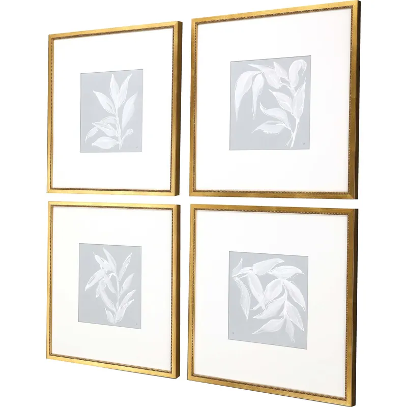 Leaf Study S/4 Framed Art