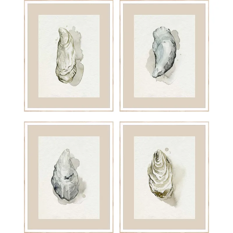 Oysters on the Bay S/4 Framed Art