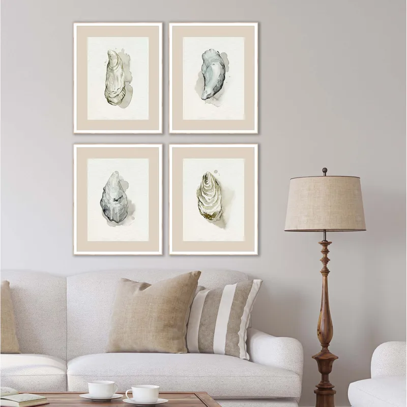 Oysters on the Bay S/4 Framed Art
