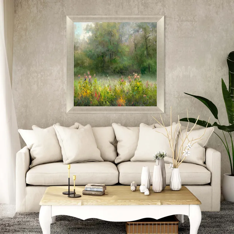 Wildflowers and Woods Framed Art