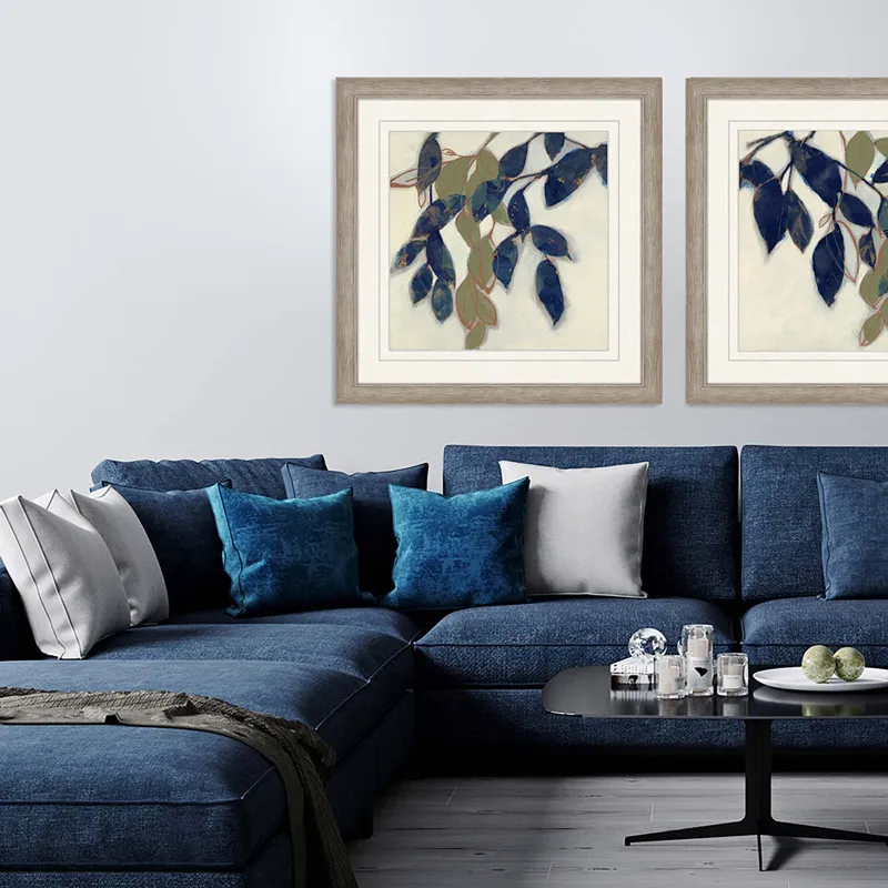 Entwined Leaves I Framed Art