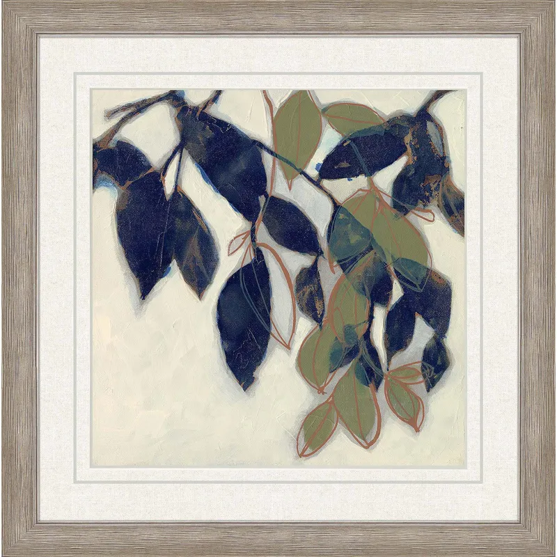 Entwined Leaves II Framed Art