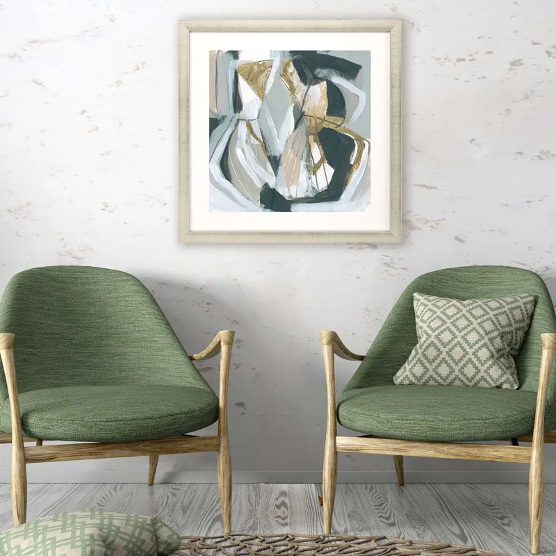 Neutral Echoes II Framed Art