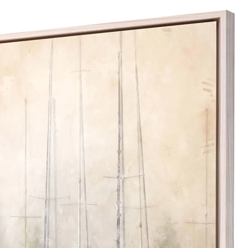 Sailboats in Fog Canvas