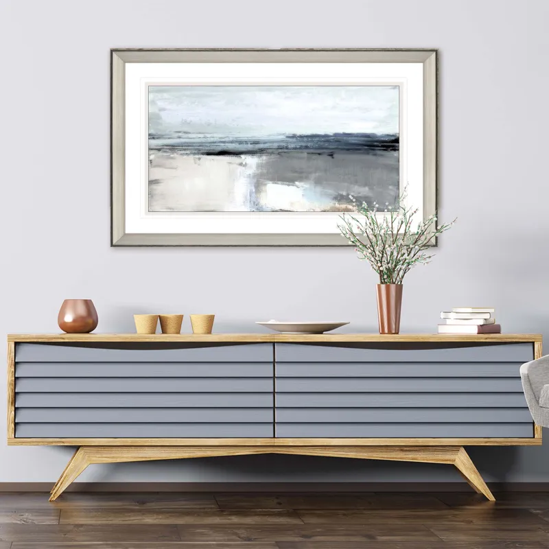 Moody Coast II Framed Art