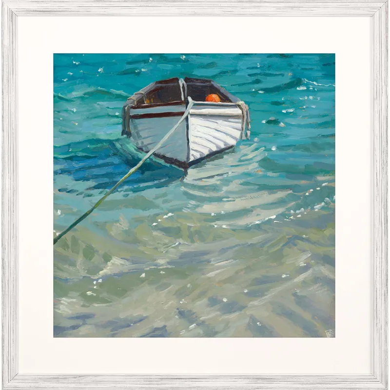 Boat and Buoy Framed Art