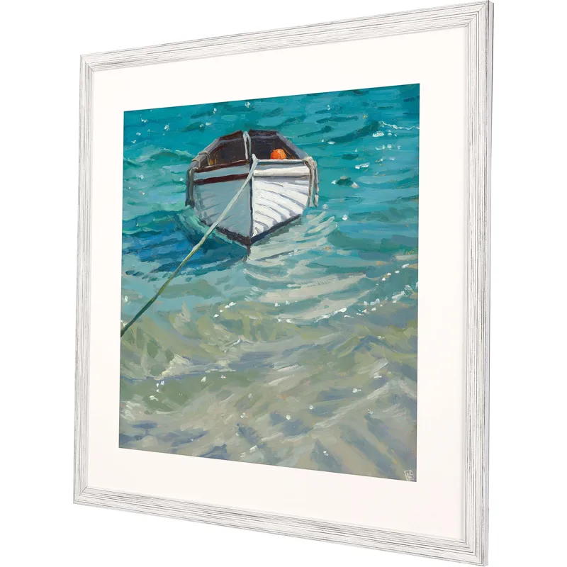 Boat and Buoy Framed Art