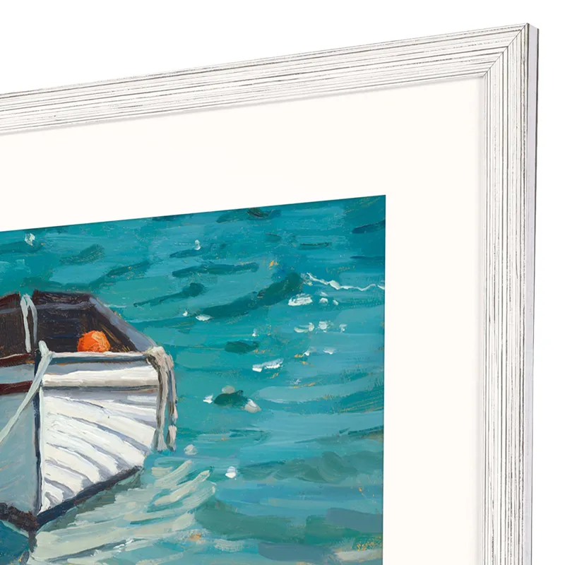 Boat and Buoy Framed Art