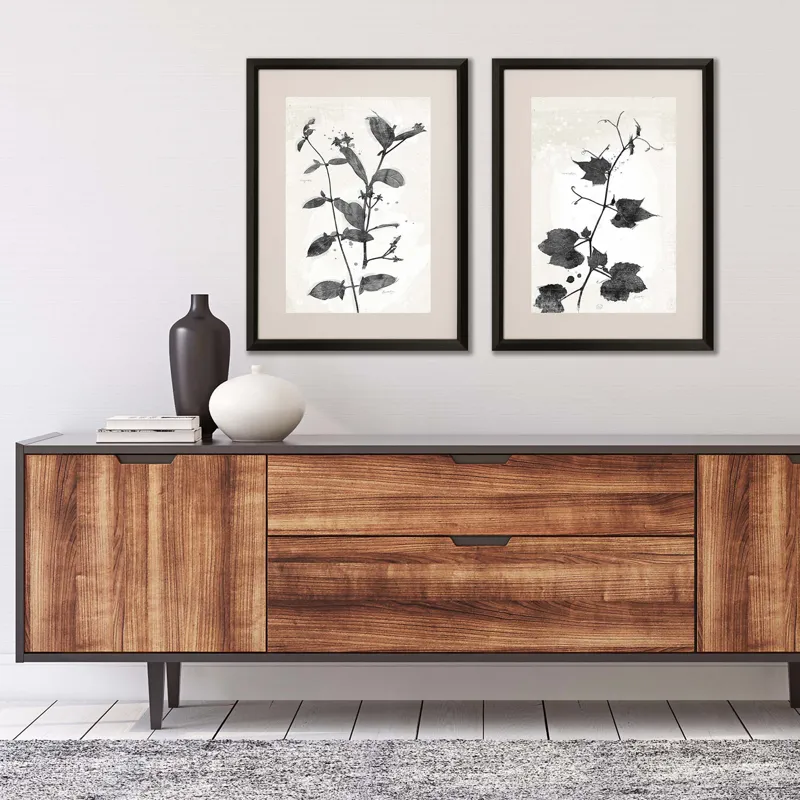 Garden Vines II S/2 Framed Art