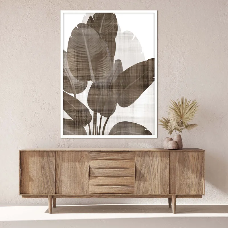 Earthy Palm I Framed Art