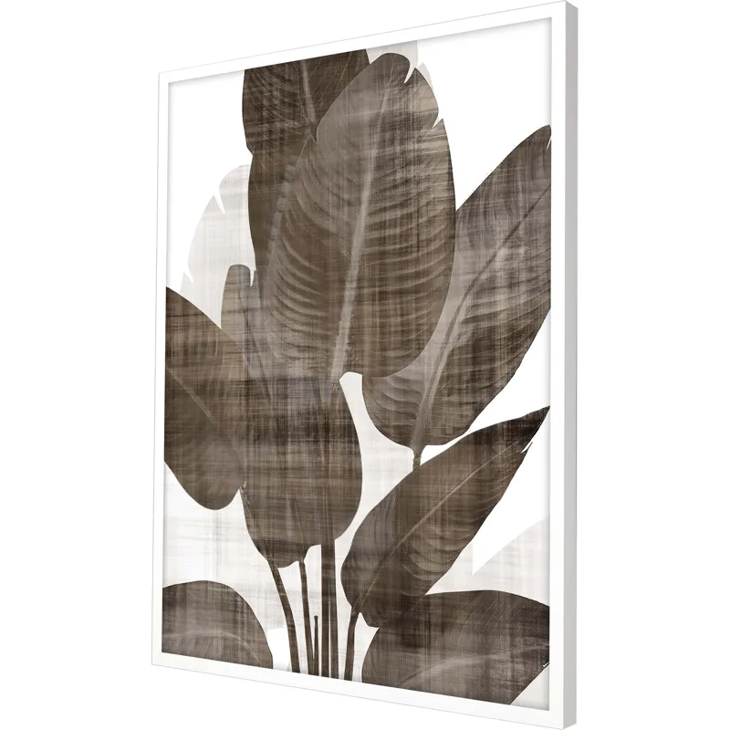 Earthy Palm II Framed Art