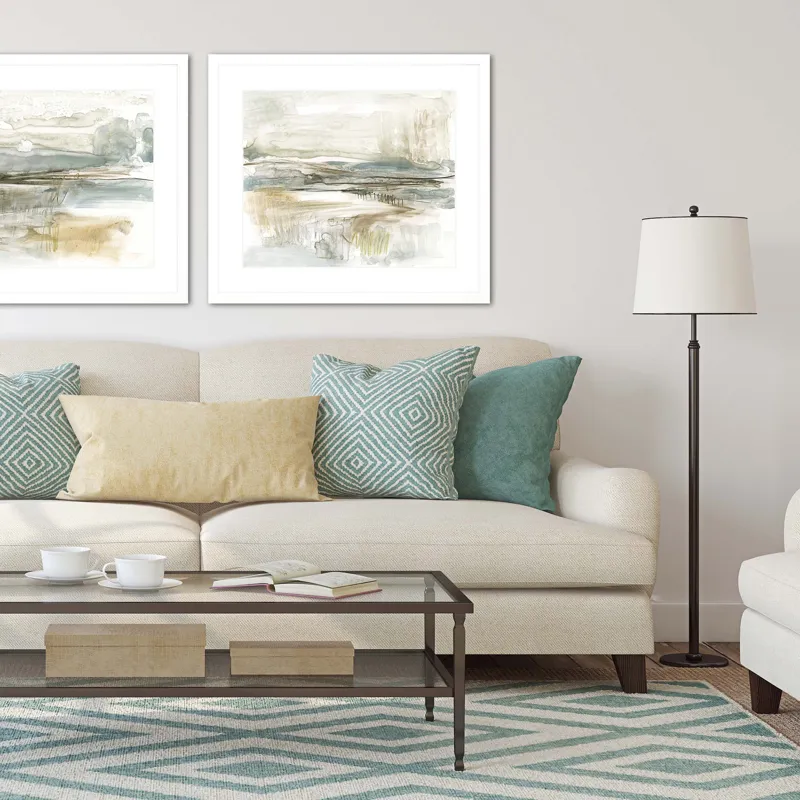 Stark Landscape II Framed Art