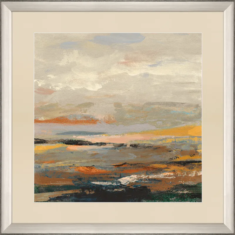 Warm Bay I Framed Art