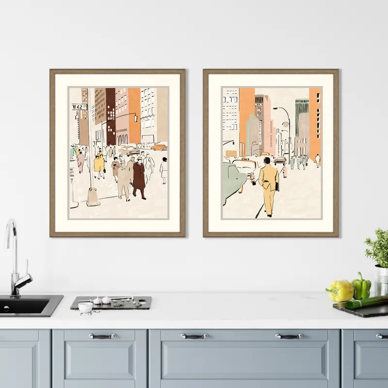 Journey S/2 Framed Art