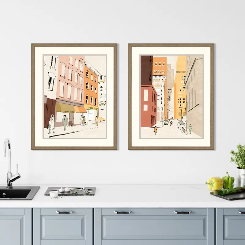 Travel S/2 Framed Art