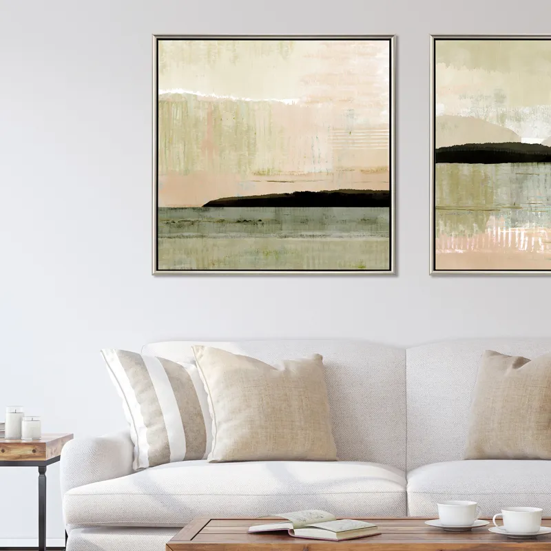 Blush Horizon I Canvas