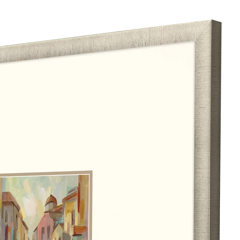 Pastel Street II Framed Art