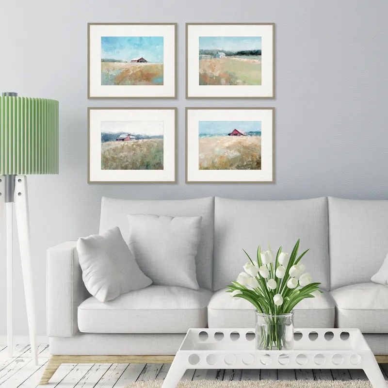 Top of the Hill S/4 Framed Art