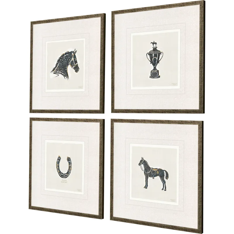 Equestrian S/4 Framed Art