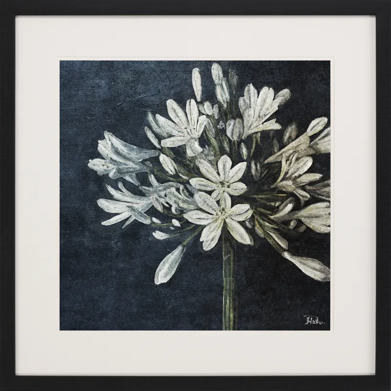 Midnight Lilies I Framed Art