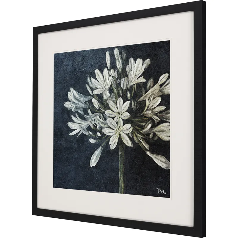 Midnight Lilies I Framed Art