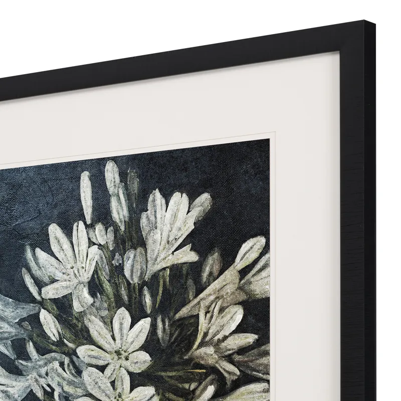 Midnight Lilies I Framed Art