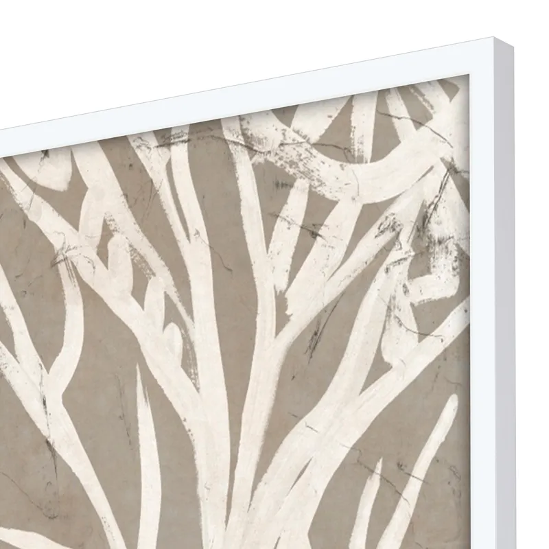 Mudcloth Foliage II Framed Art