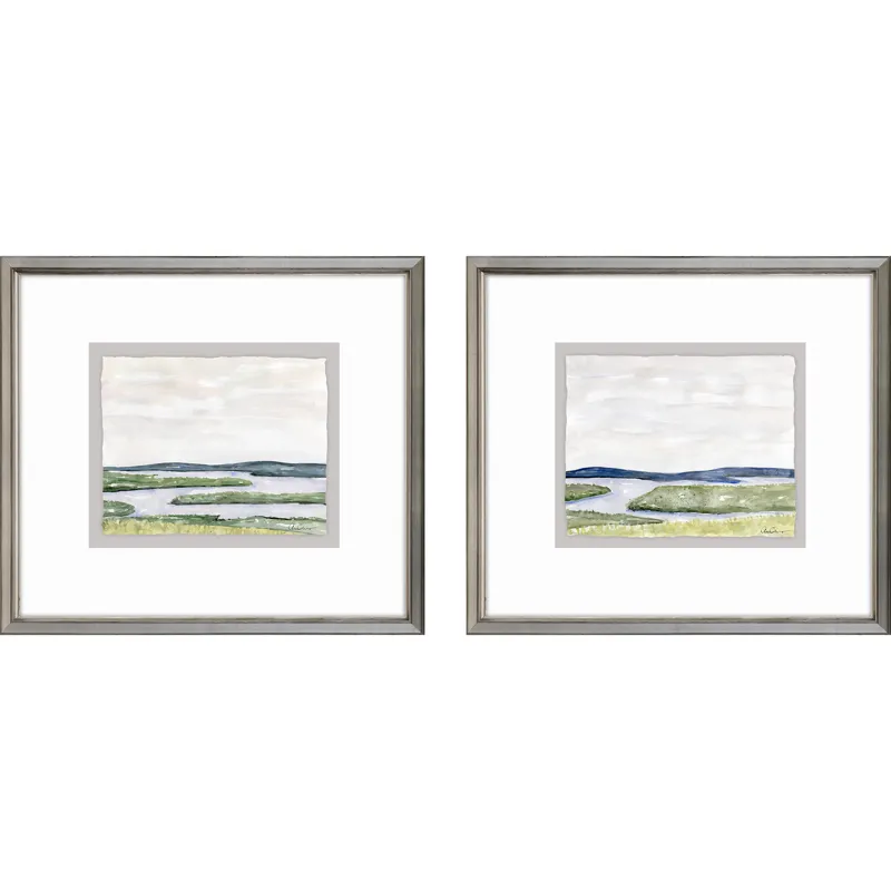 Waterside Marsh S/2 Framed Art