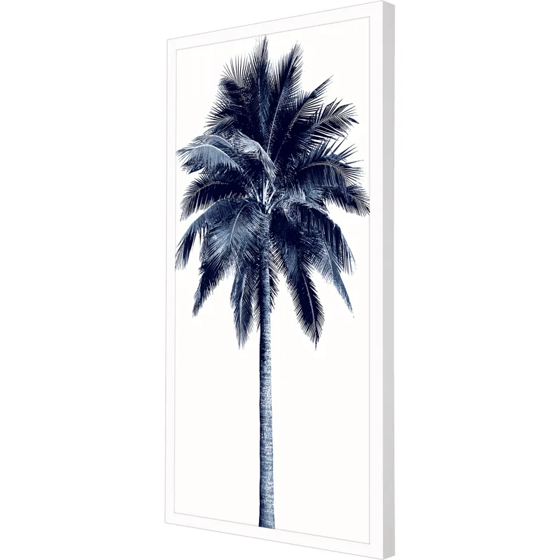 Palm Tree Blue I Framed Art