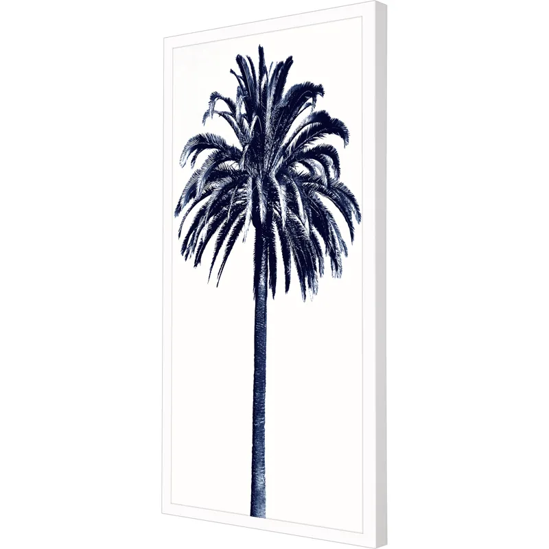 Palm Tree Blue III Framed Art