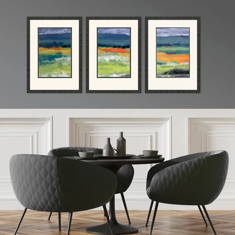 Cloudy Day S/3 Framed Art