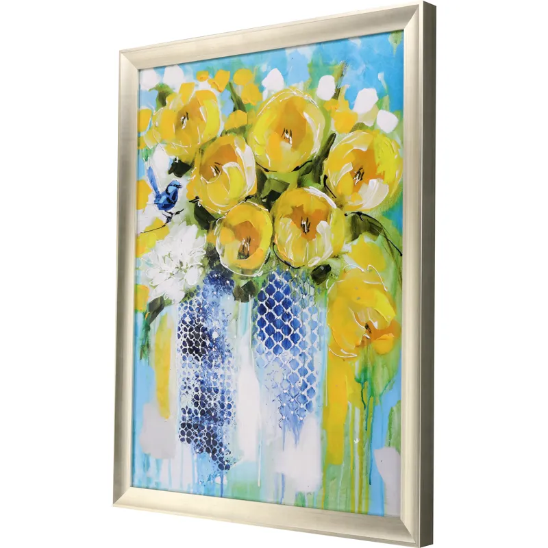 Sunshine Yellow Framed Art