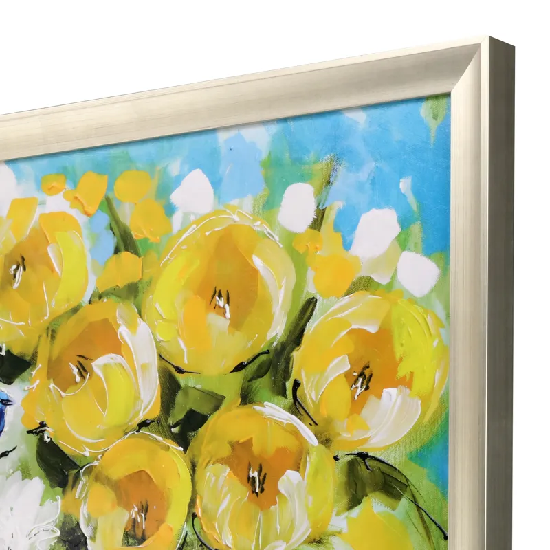 Sunshine Yellow Framed Art